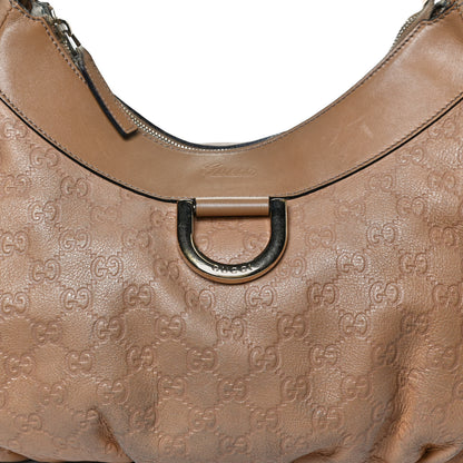Gucci Guccissima Large D Gold Hobo Tan 9 of 12