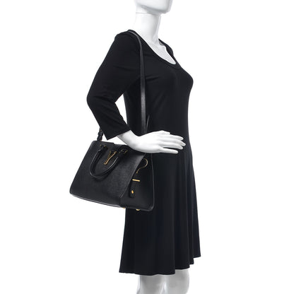 Saint Laurent Textured Calfskin Small Classic Y Cabas Black 2 of 11