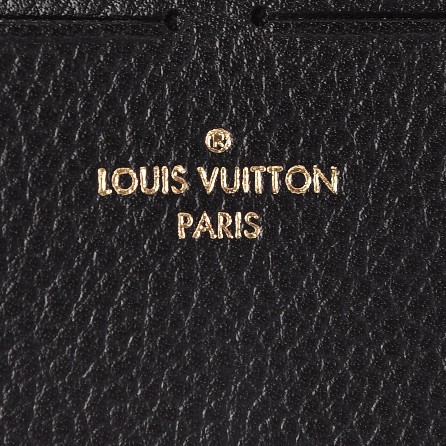 Louis Vuitton Calfskin Felicie Chain Wallet Card Holder Insert Black 6 of 6