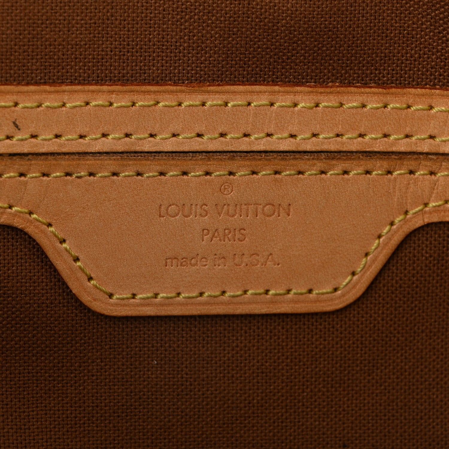 Louis Vuitton Monogram Cabas Mezzo 6 of 9