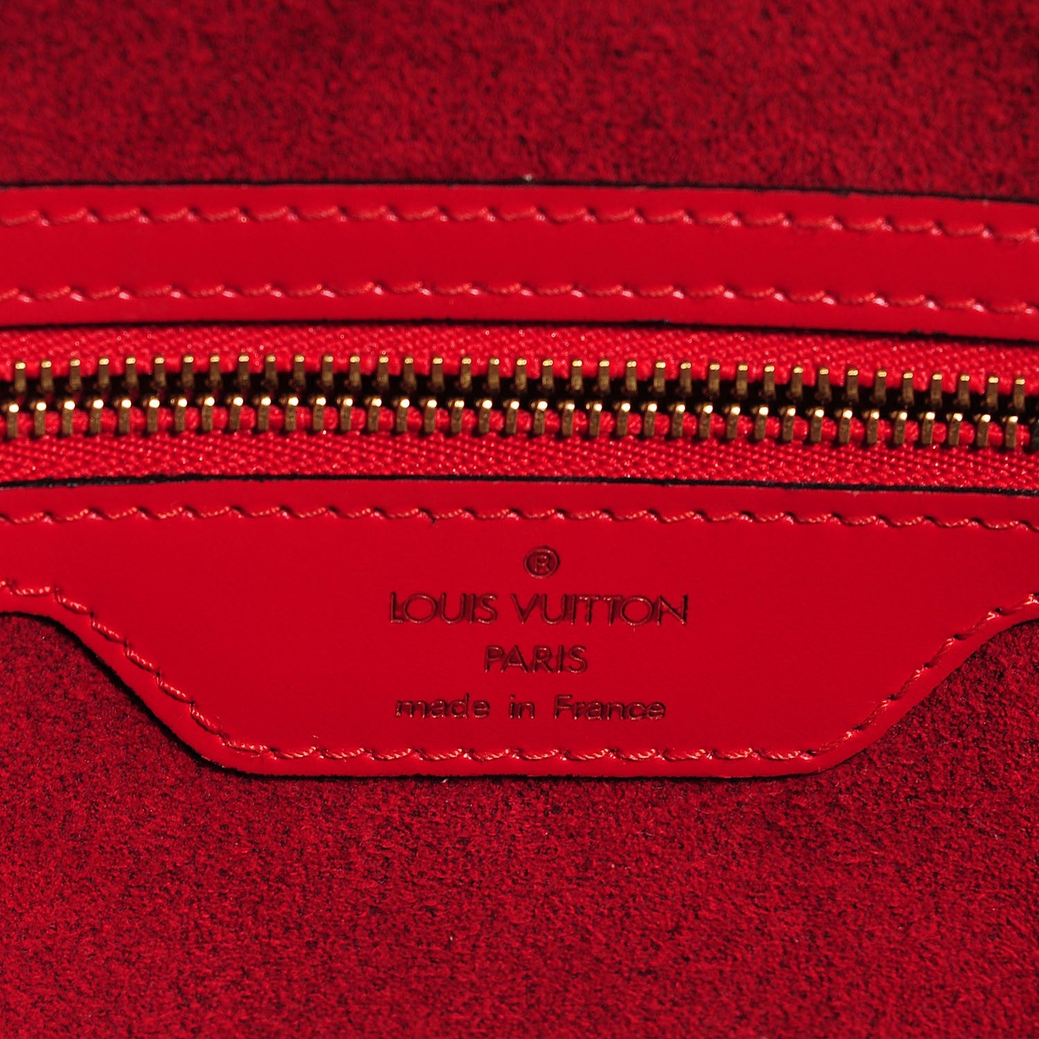 Louis Vuitton Epi Saint Jacques GM Castillan Red 6 of 7