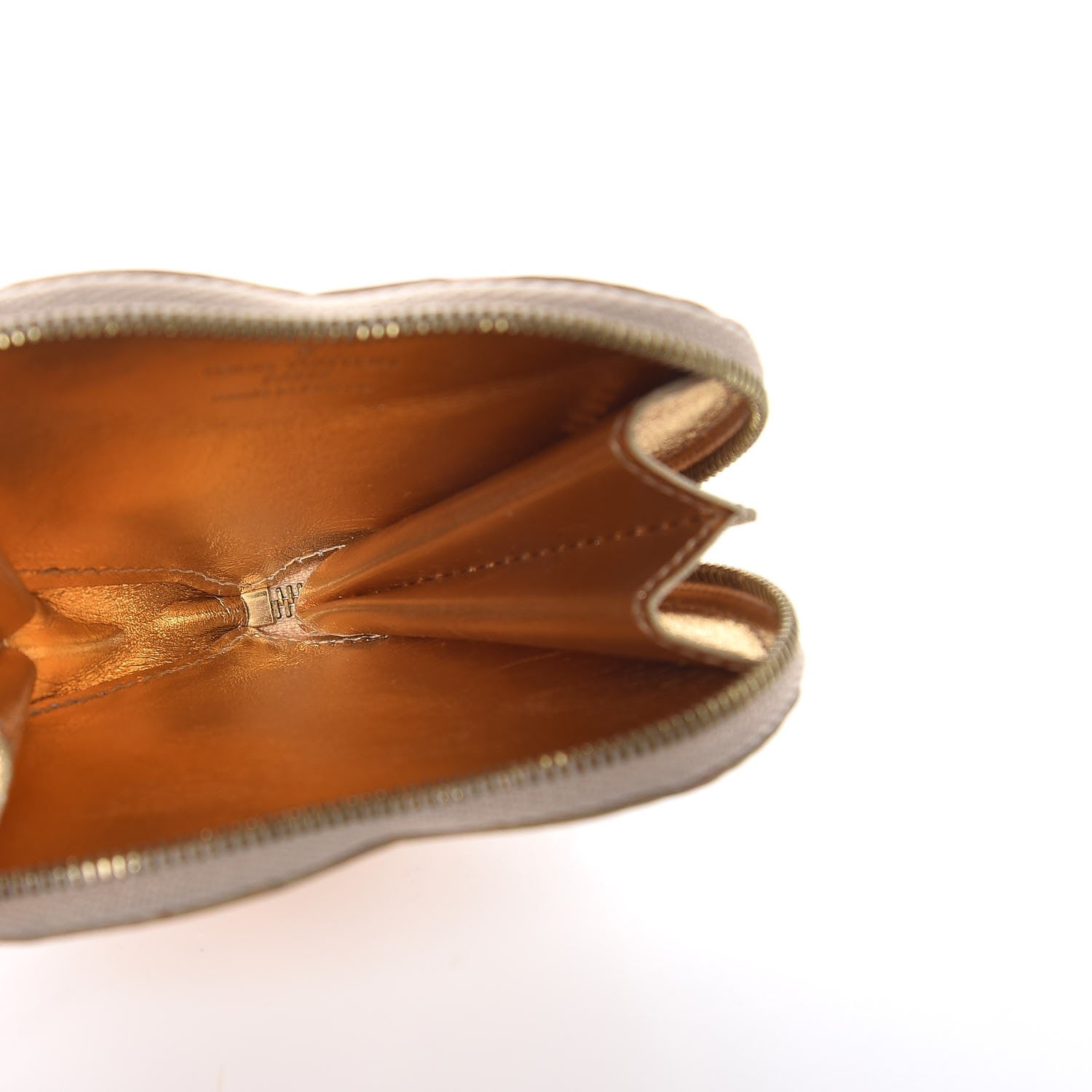 Louis Vuitton Monogram Miroir Heart Coin Purse Gold 5 of 7