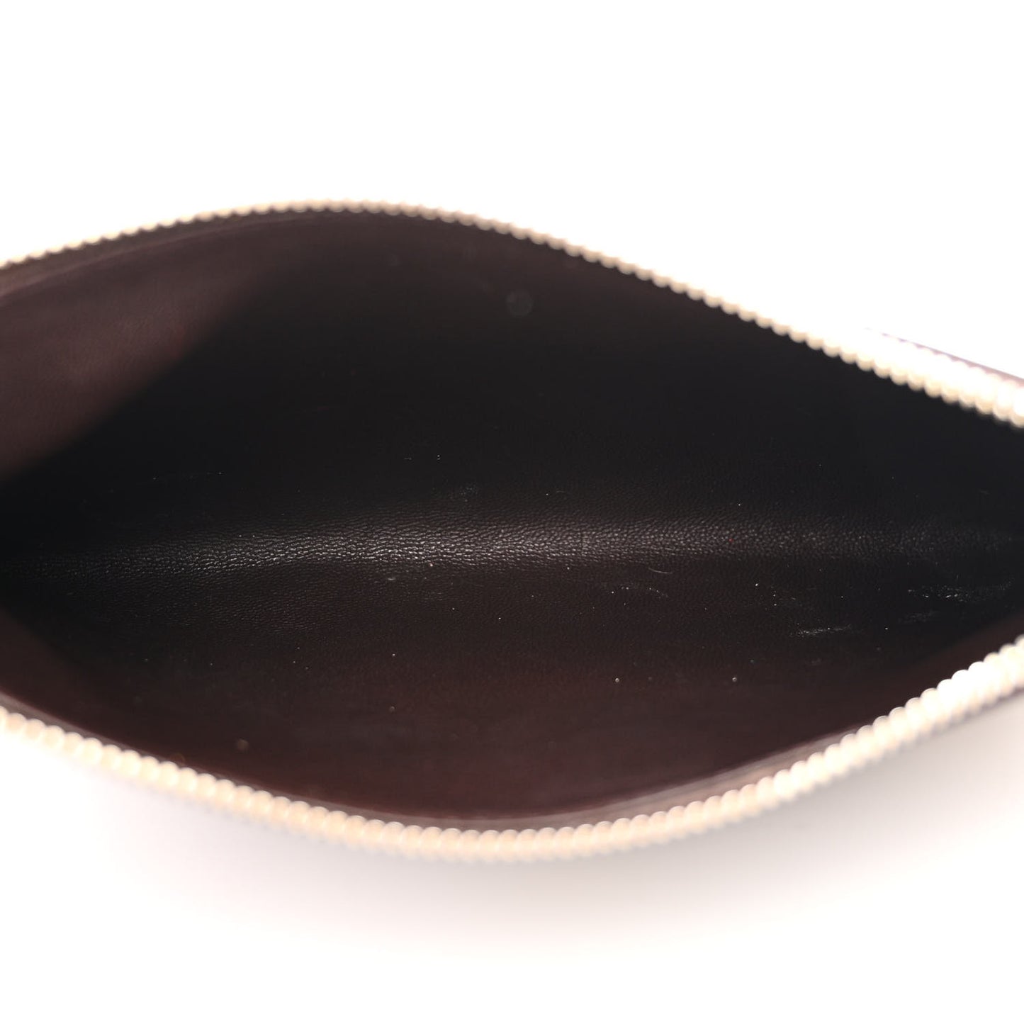 Toile Iconographe Goatskin Le Troisieme Shopping Bag Naturale Black Fondant