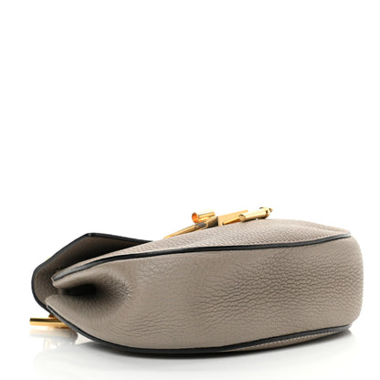 Chloe Grained Lambskin Mini Drew Shoulder Bag Motty Grey 4 of 15
