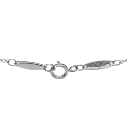 Tiffany Platinum Diamond 6mm Elsa Peretti Teardrop Pendant Necklace 5 of 6