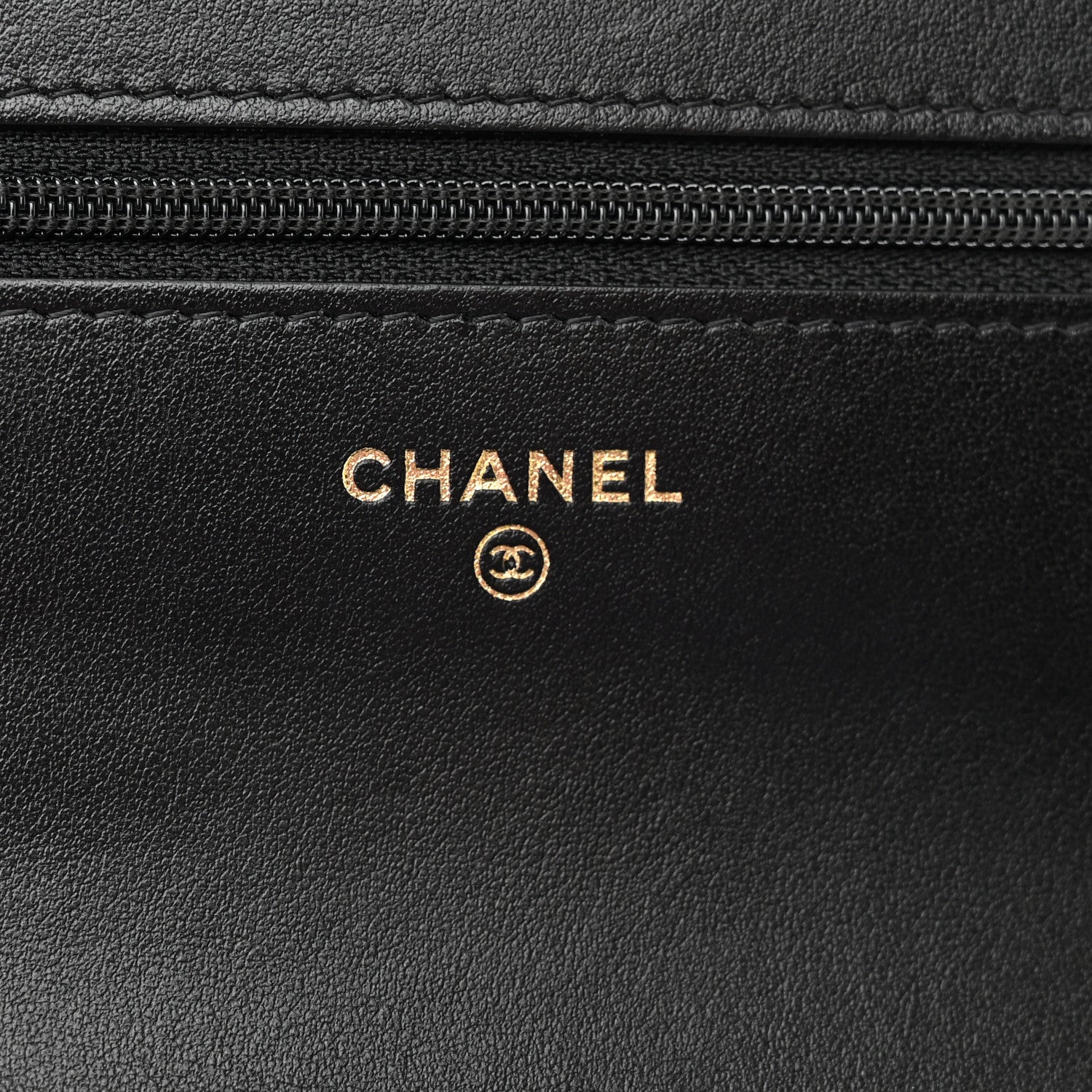 Chanel Tweed Quilted Chanel 19 Wallet On Chain WOC Black Beige 6 of 11