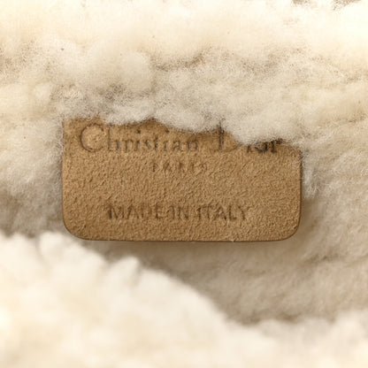 Christian Dior Shearling Saddle Bag Camel 6 of 11