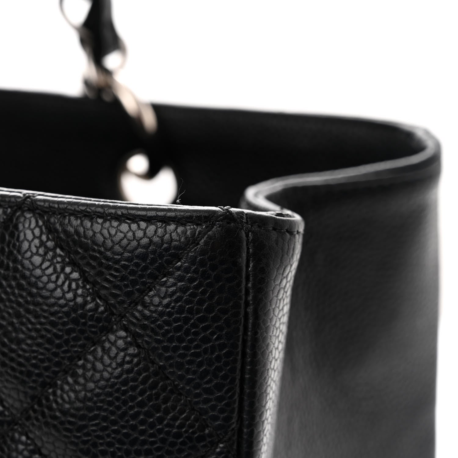 Chanel Caviar Quilted Grand Shopping Tote GST Black 11 of 14