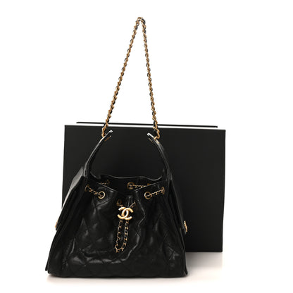 Chanel Caviar Quilted Small Chanel 25 Handbag Black 9 of 11