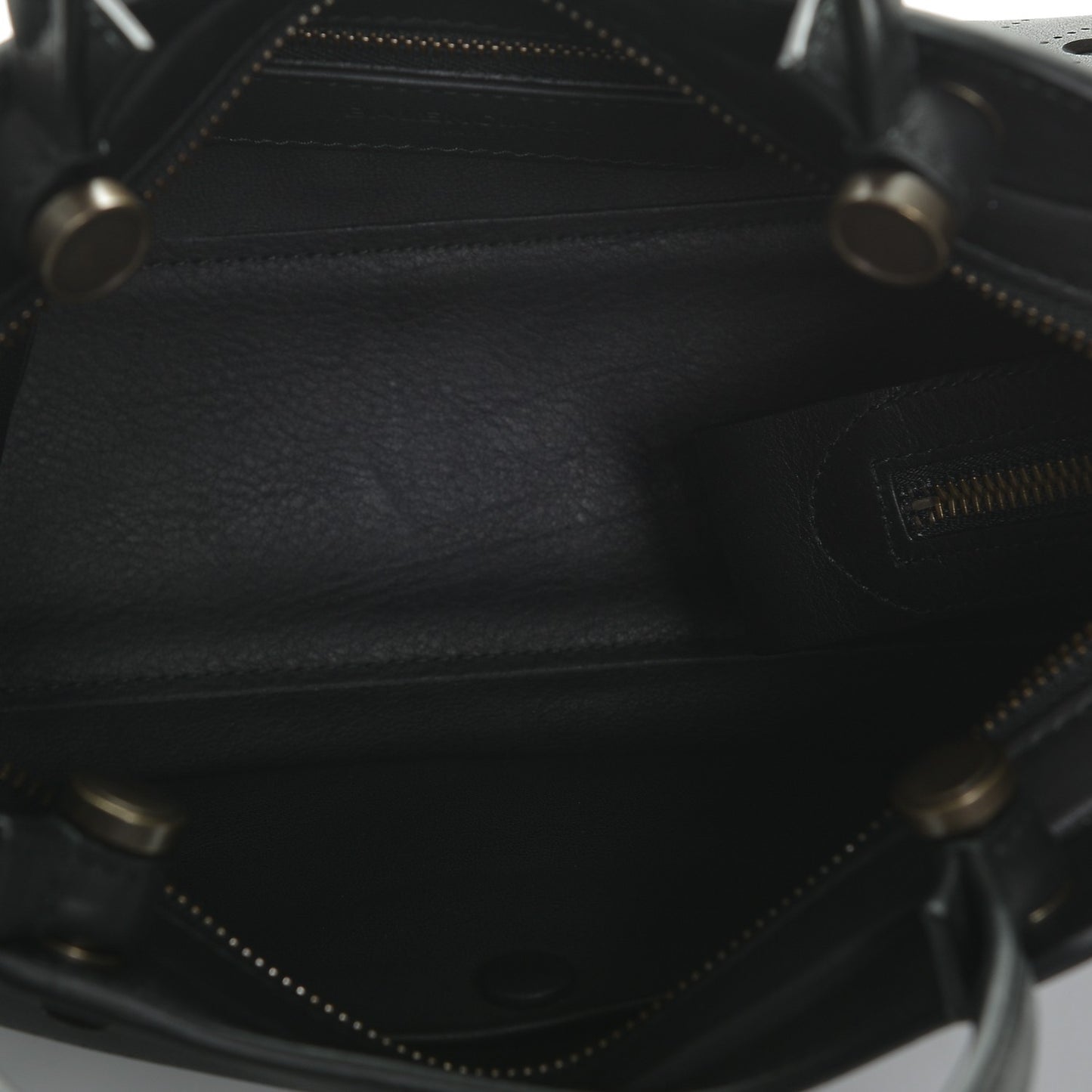 Veau Soyeux Perforated Blackout Hardware S City Black
