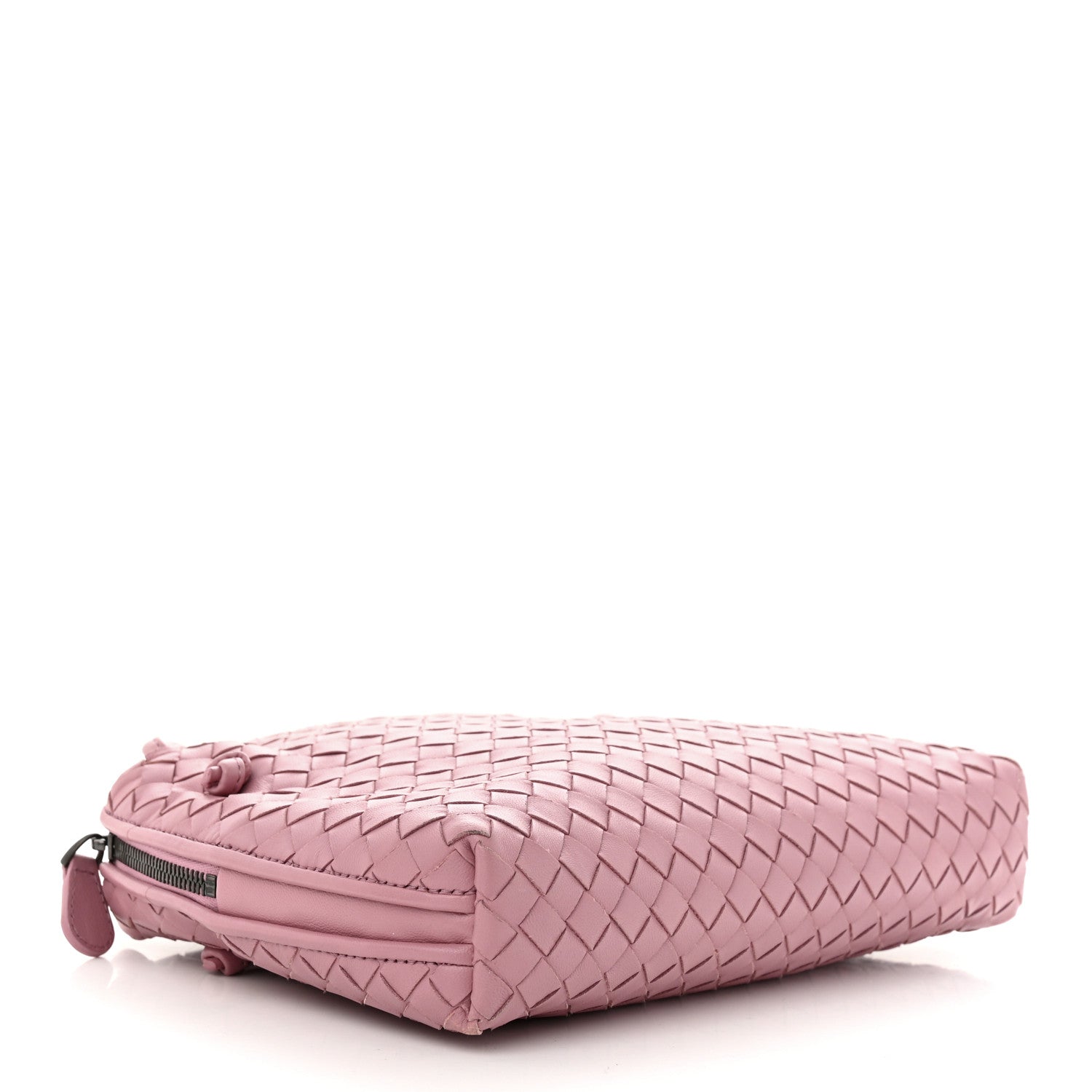Bottega Veneta Nappa Intrecciato Nodini Crossbody Messenger Rose Pink 5 of 12