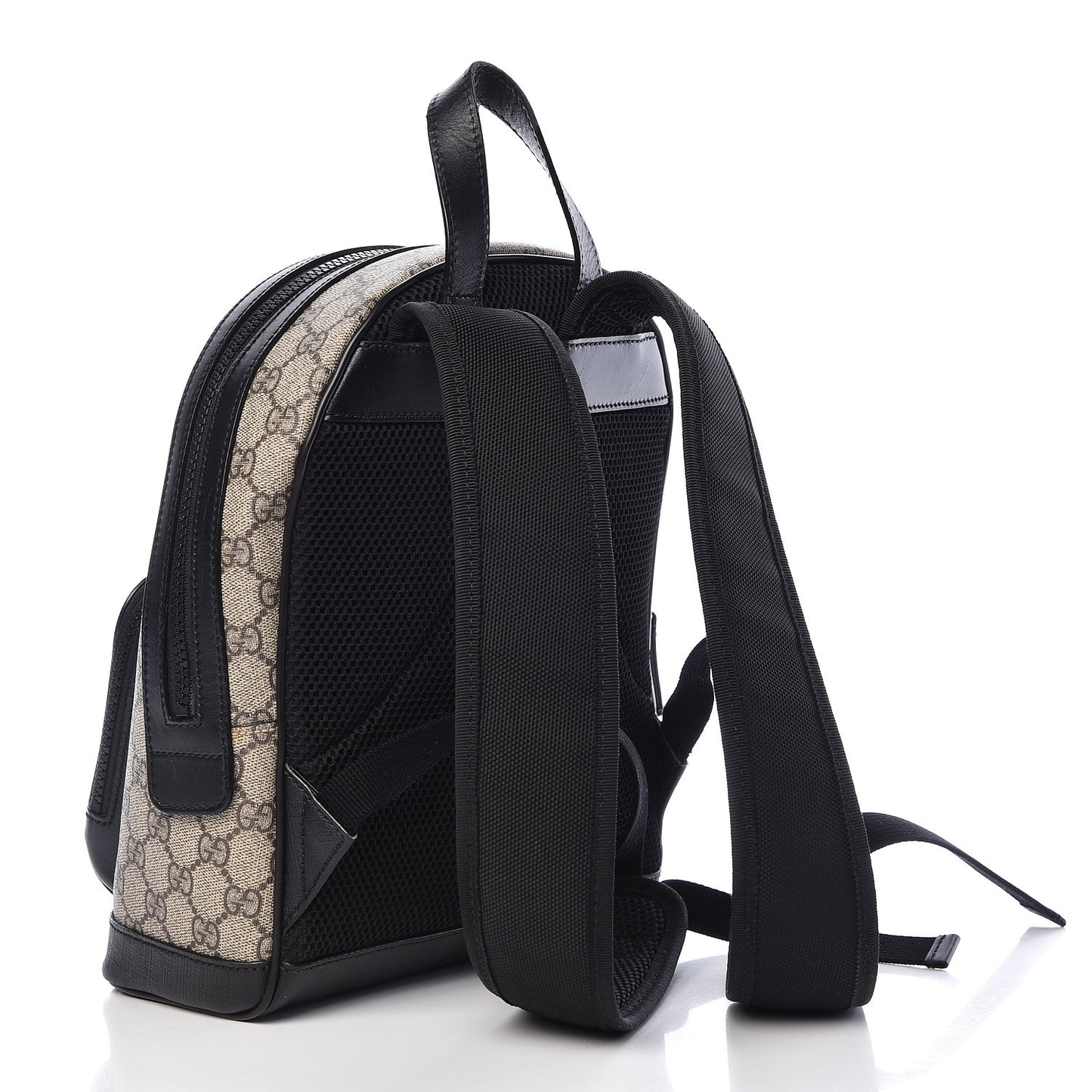 GG Supreme Monogram Small Eden Day Backpack Black