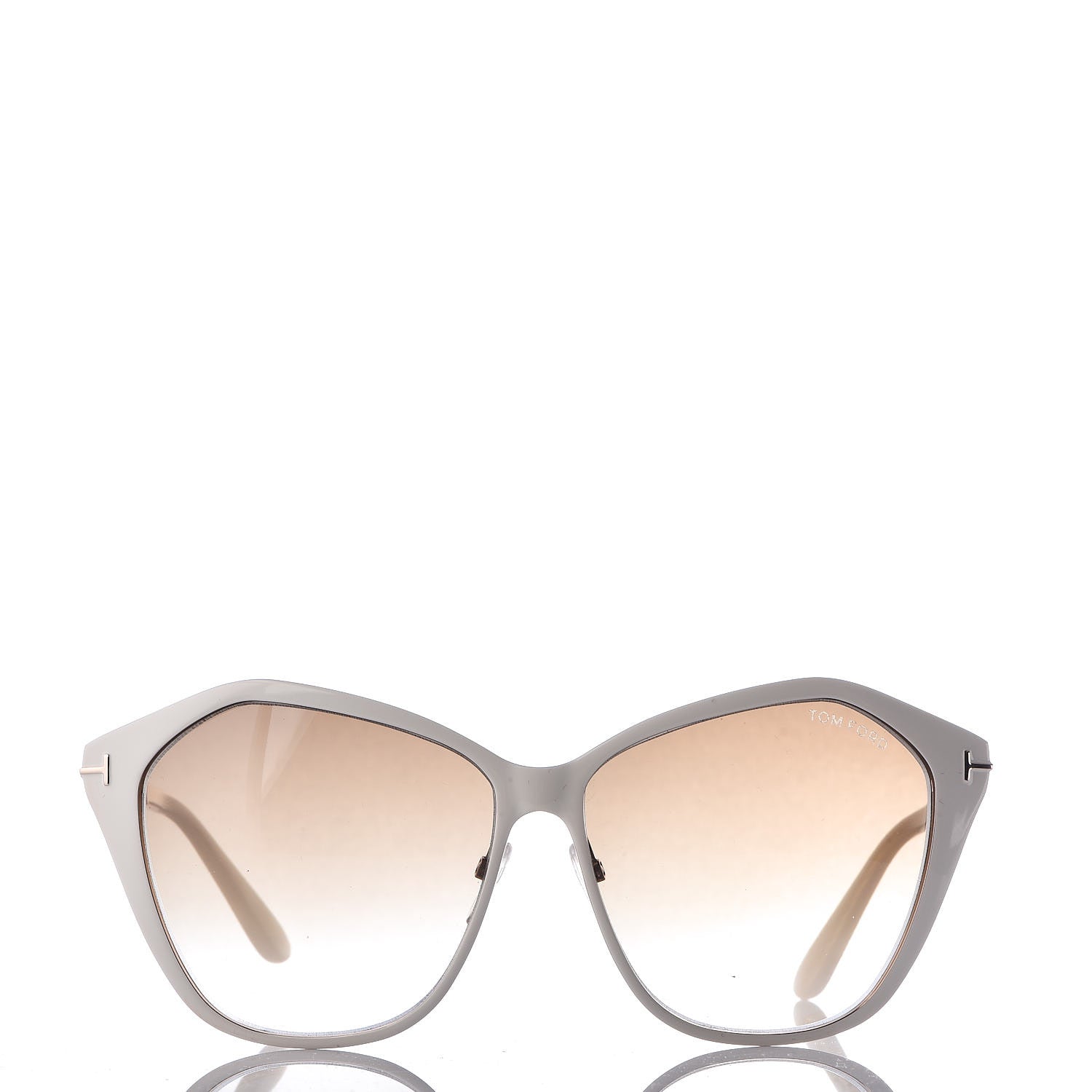 Tom Ford Lena Sunglasses TF391 White 2 of 7