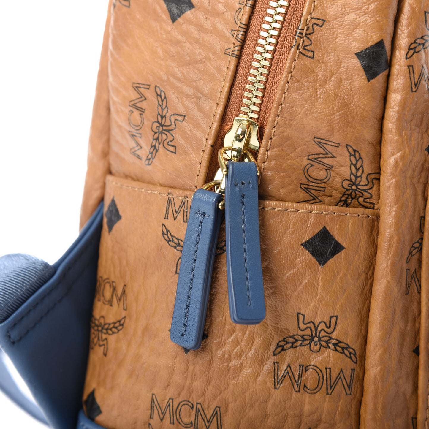 Visetos Mini Stark Backpack Cognac Blue