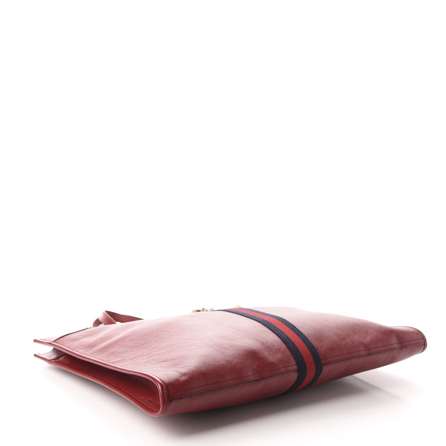 Calfskin Large Rajah Chain Tote Romantic Cherry