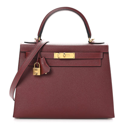 Hermes Epsom Kelly Sellier 28 Rouge H 1 of 11