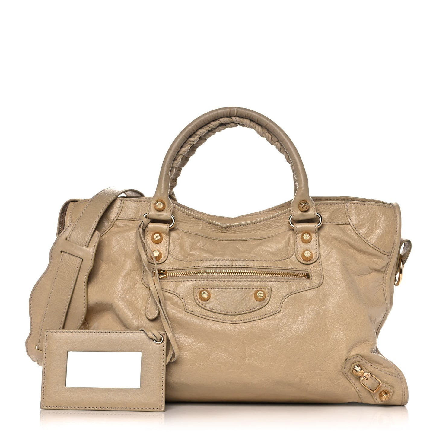 Agneau Giant 12 Gold Hardware City Dune