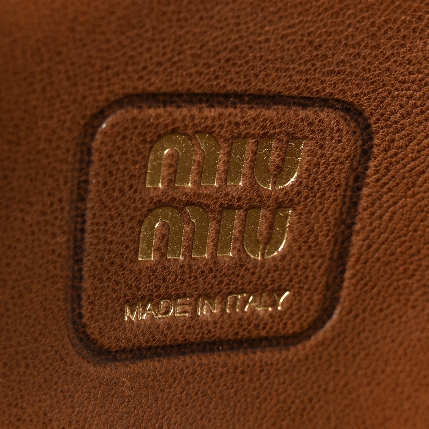 Miu Miu Nappa Aviator Small Aventure Bag Rovere 6 of 9