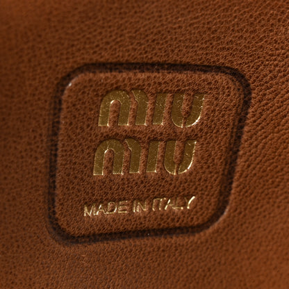 Miu Miu Nappa Aviator Small Aventure Bag Rovere 6 of 9