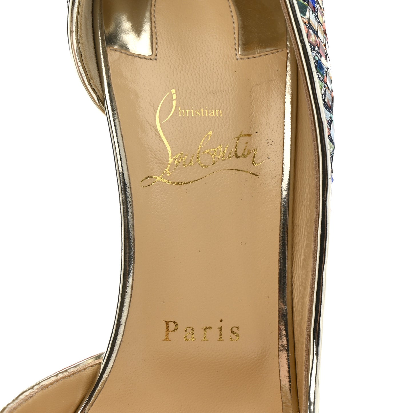 Tresse Vitraux Specchio Iriza 100 Pumps 39 Multicolor Silver