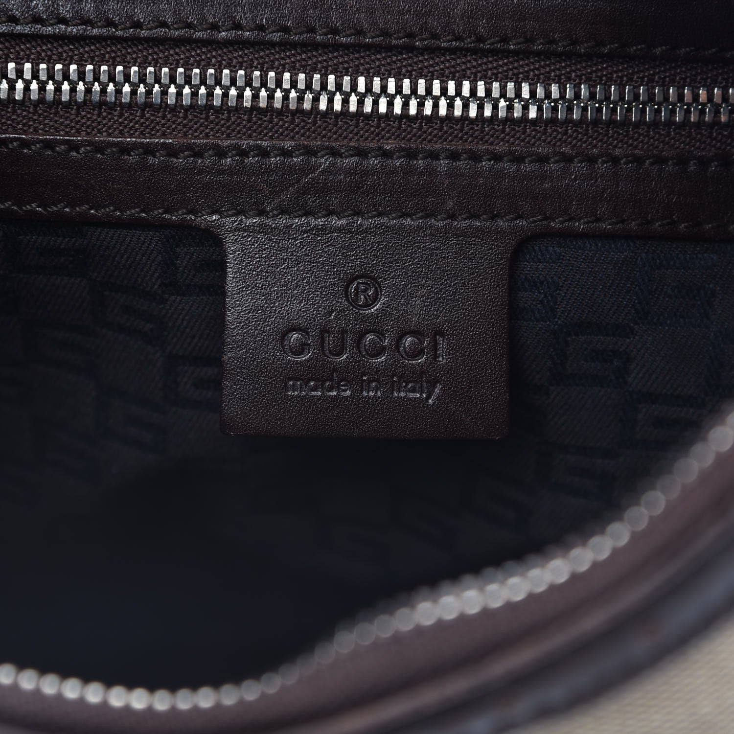 Gucci Canvas Web GG Reins Hobo Brown 8 of 10