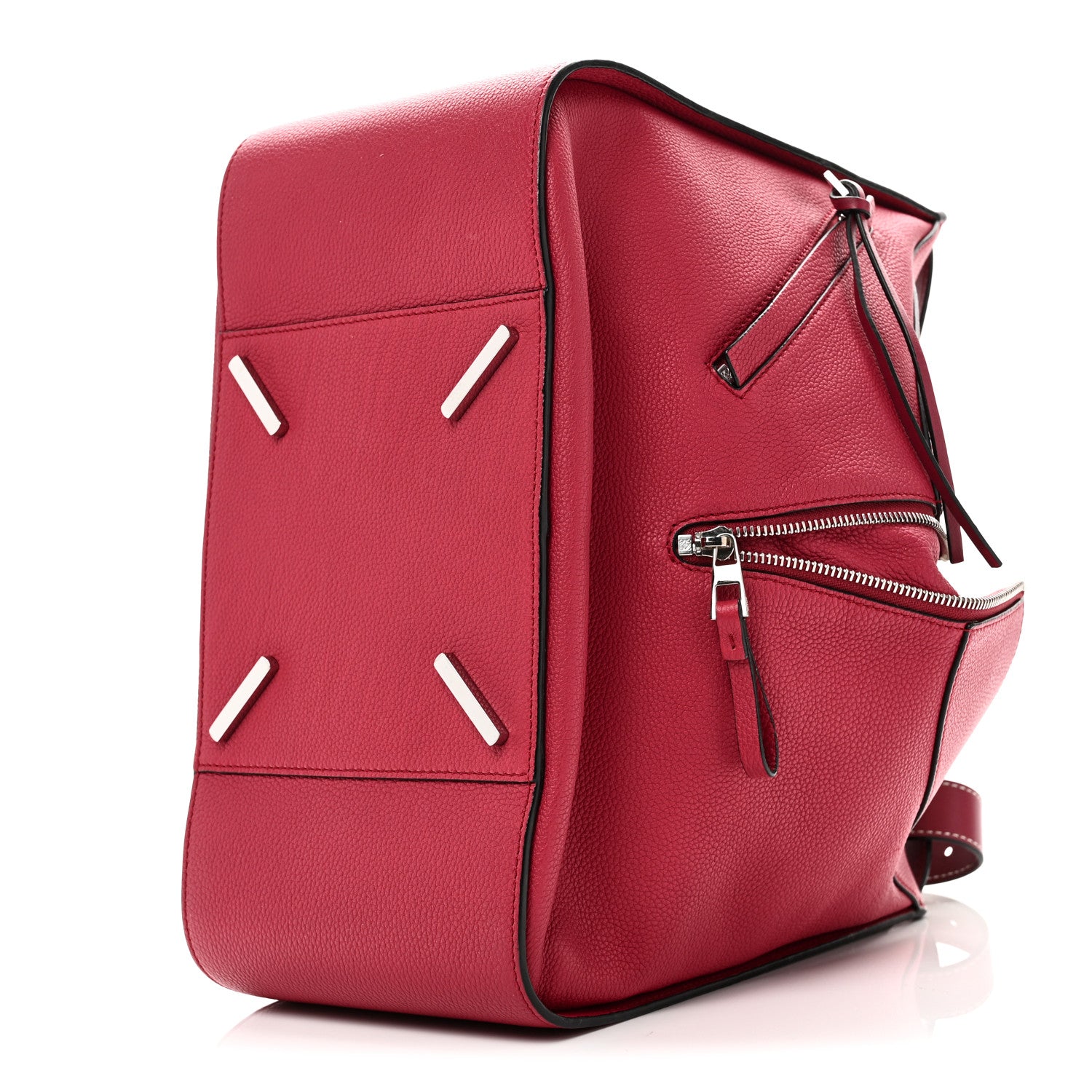 Loewe Grained Calfskin Medium Hammock Shoulder Bag Raspberry 9 of 9