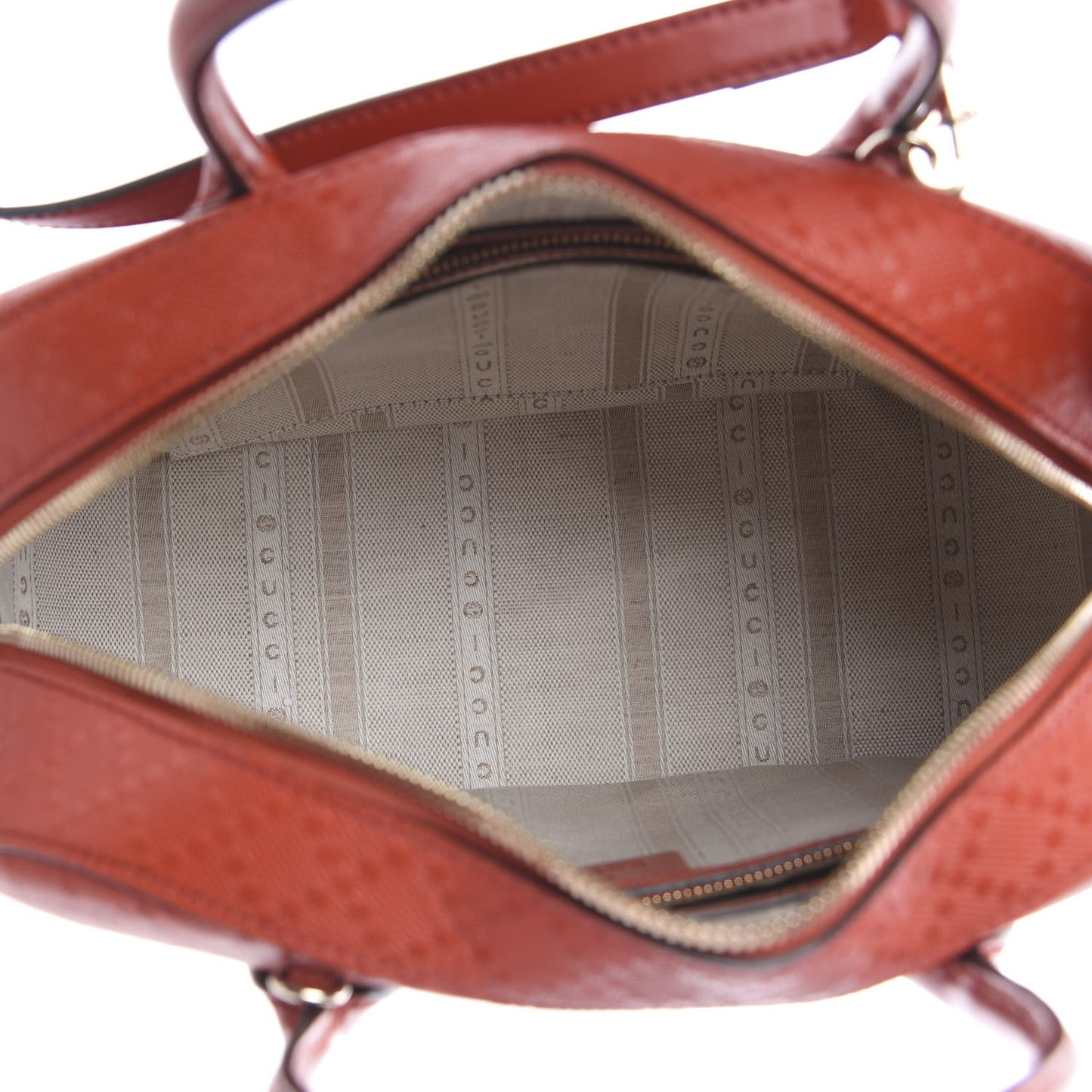 Calfskin Diamante Small Top Handle Bag Red