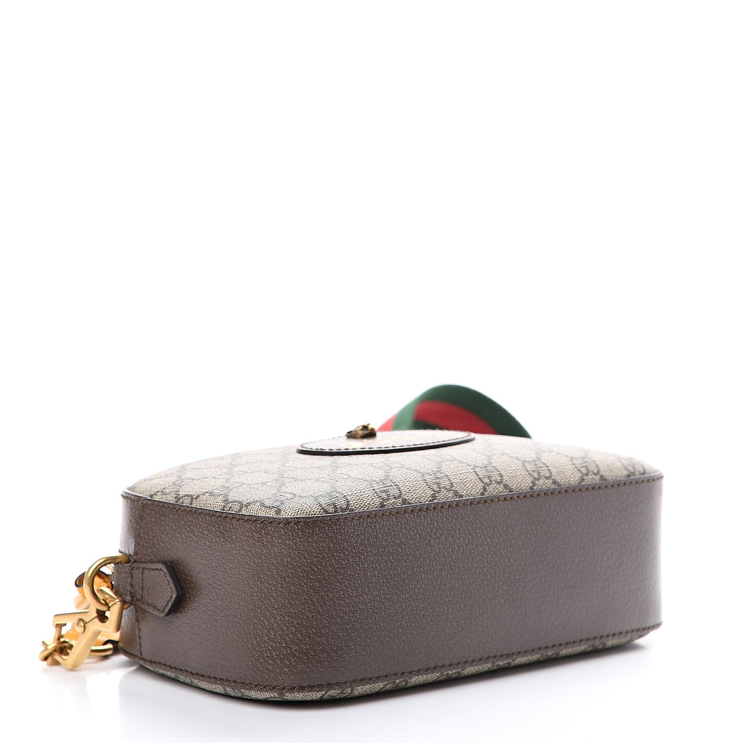 GG Supreme Monogram Web Neo Vintage Shoulder Bag Beige New Acero Crop
