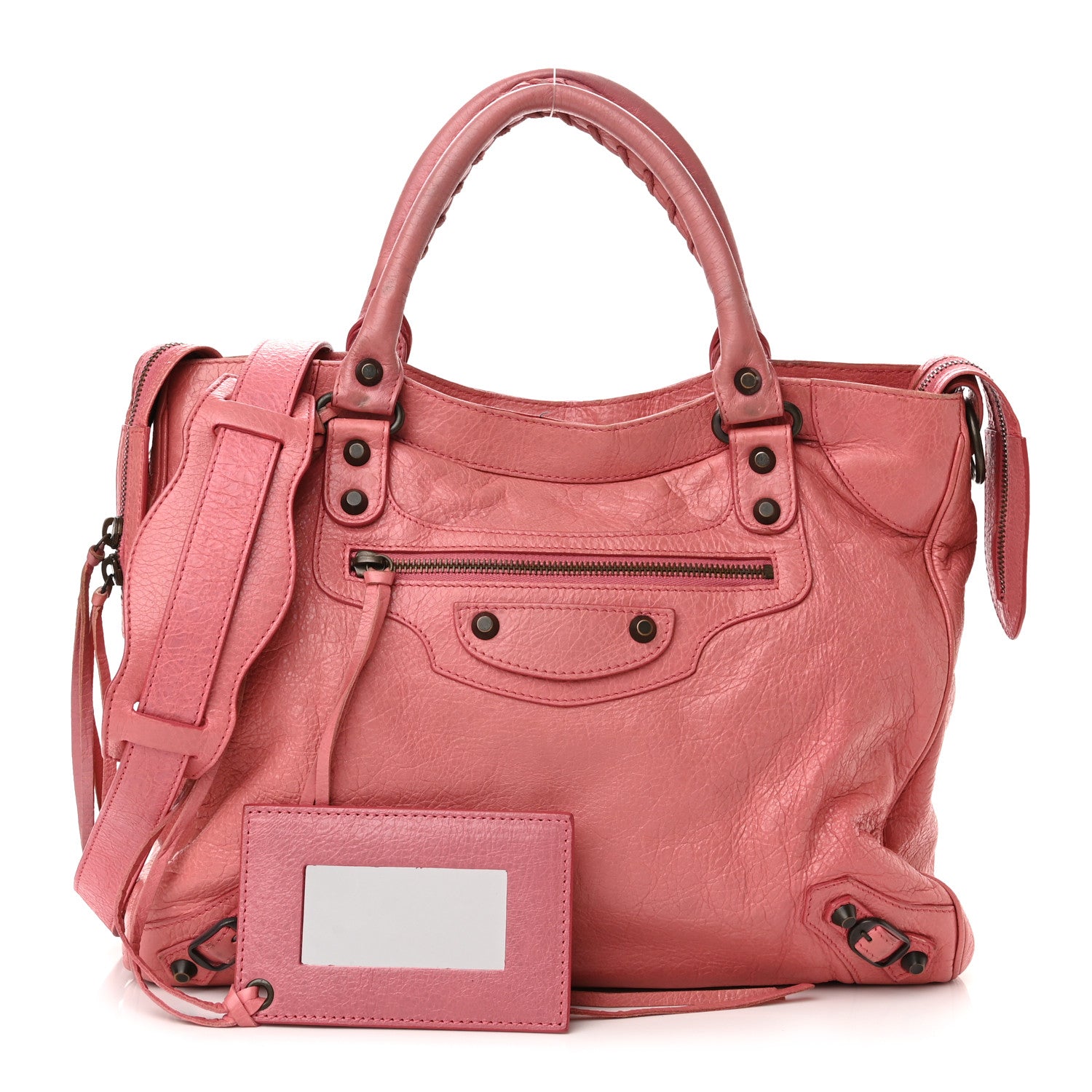 Balenciaga Agneau Classic Hardware Velo Rose Bombon Raspberry 1 of 12