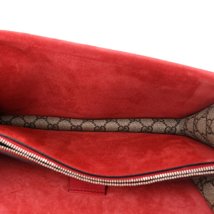 Gucci GG Supreme Monogram Small Dionysus Shoulder Bag Red 5 of 11