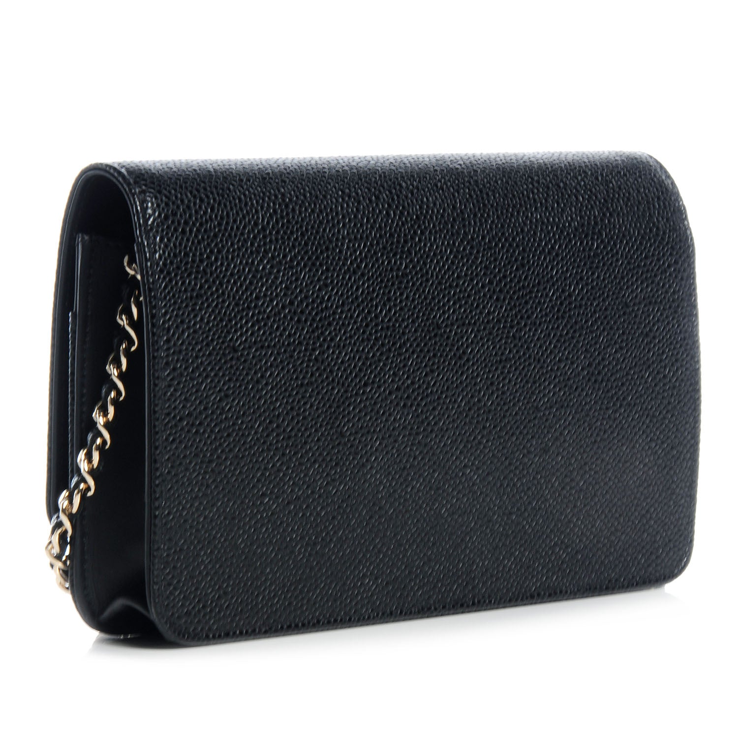 Chanel Caviar Timeless CC Wallet on Chain WOC Black 3 of 9
