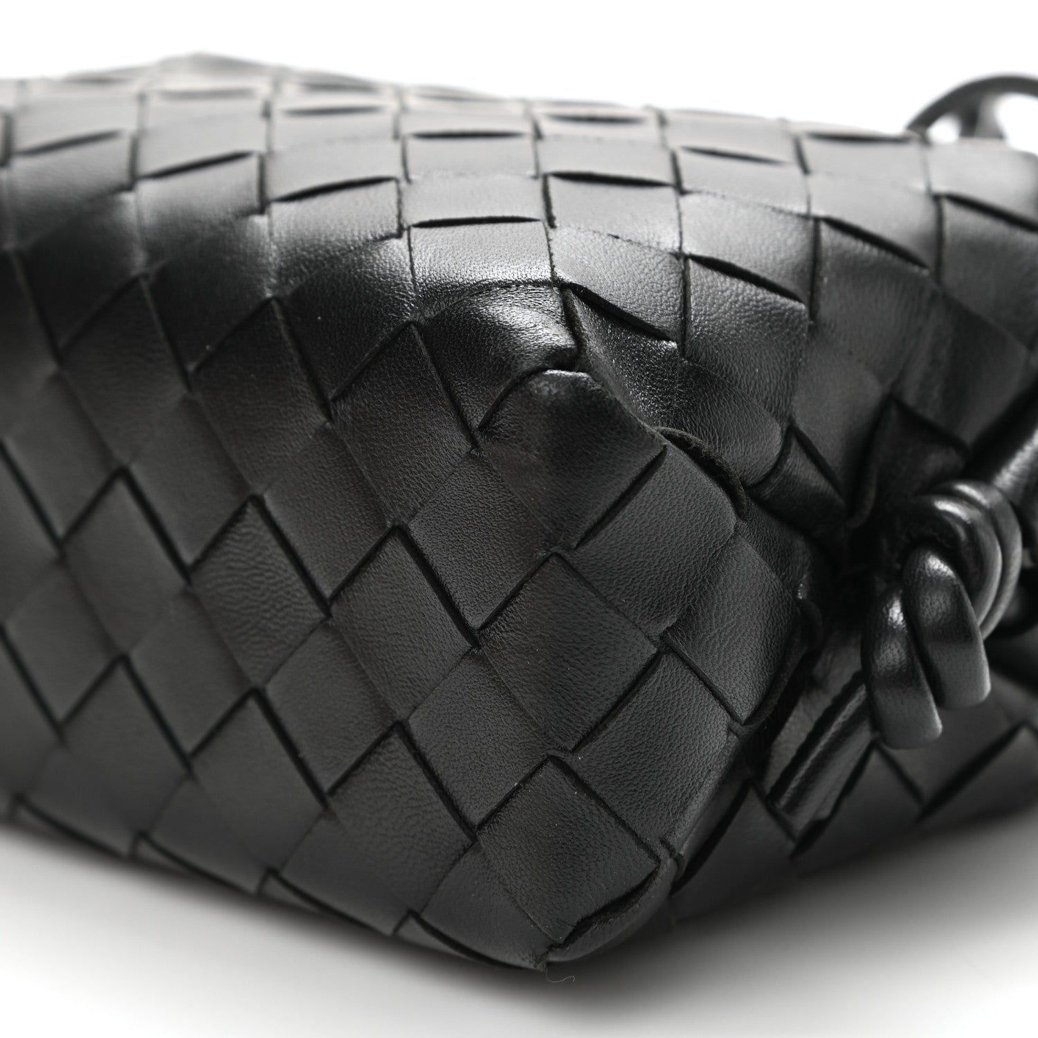 Bottega Veneta Nappa Intrecciato Mini Loop Camera Bag Black 9 of 10