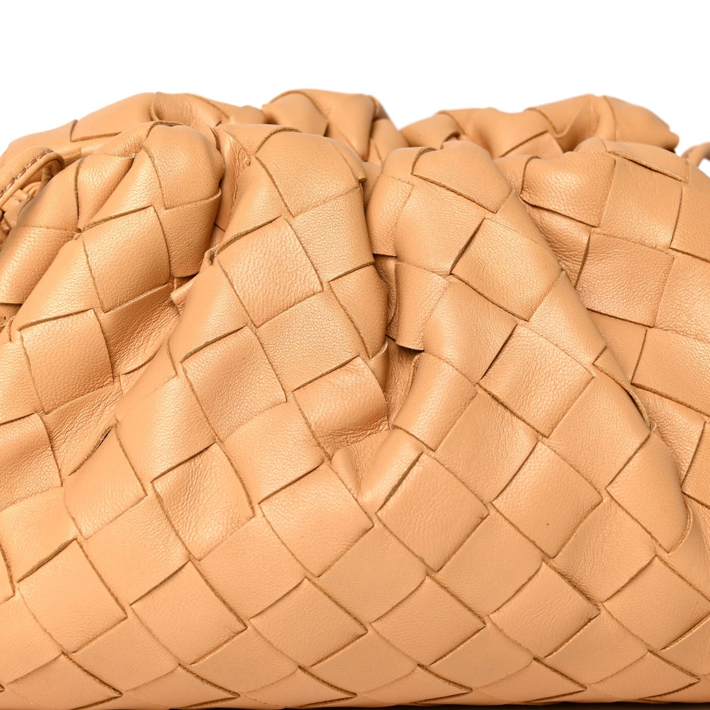 Nappa Intrecciato The Mini Pouch Almond