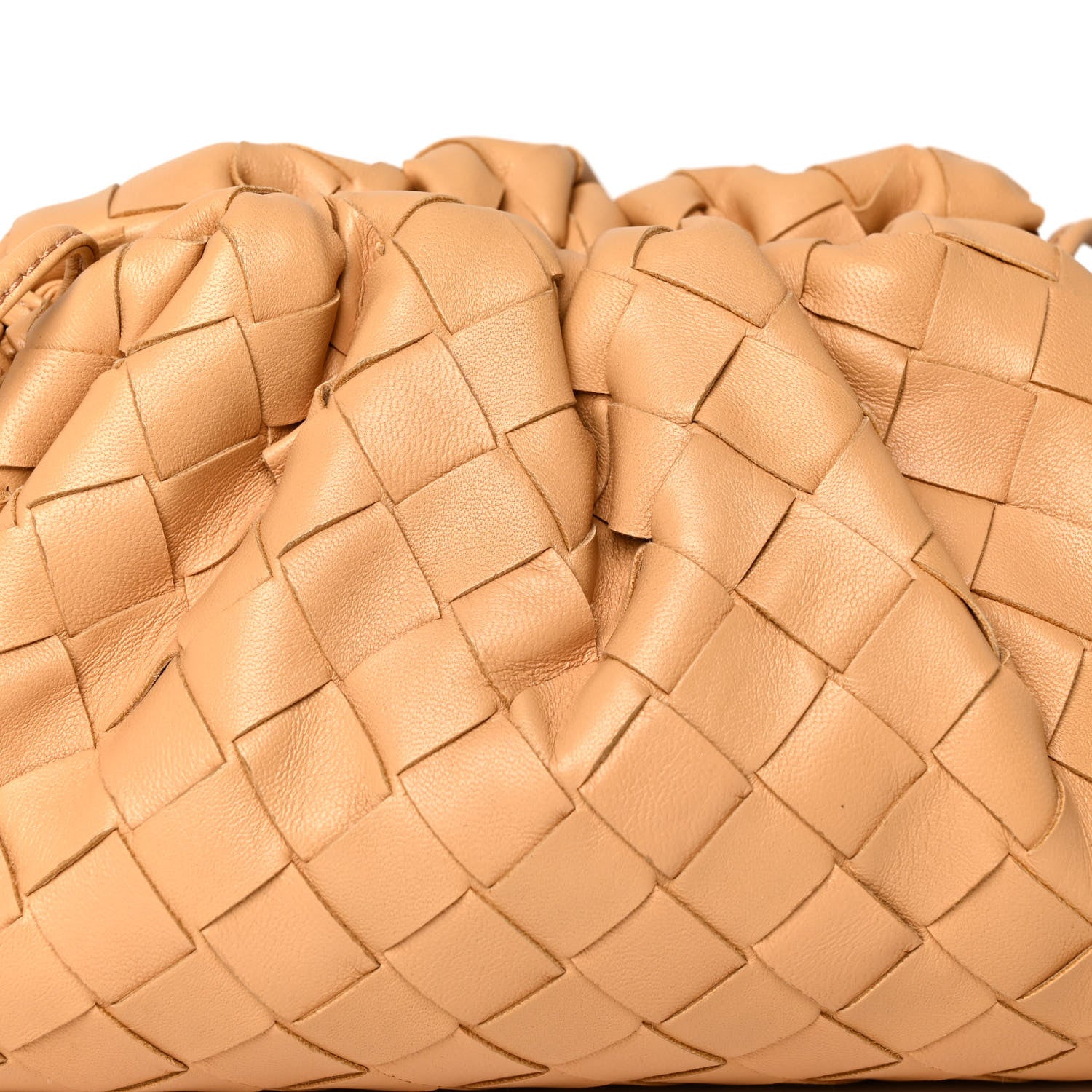 Bottega Veneta Nappa Intrecciato The Mini Pouch Almond 7 of 9