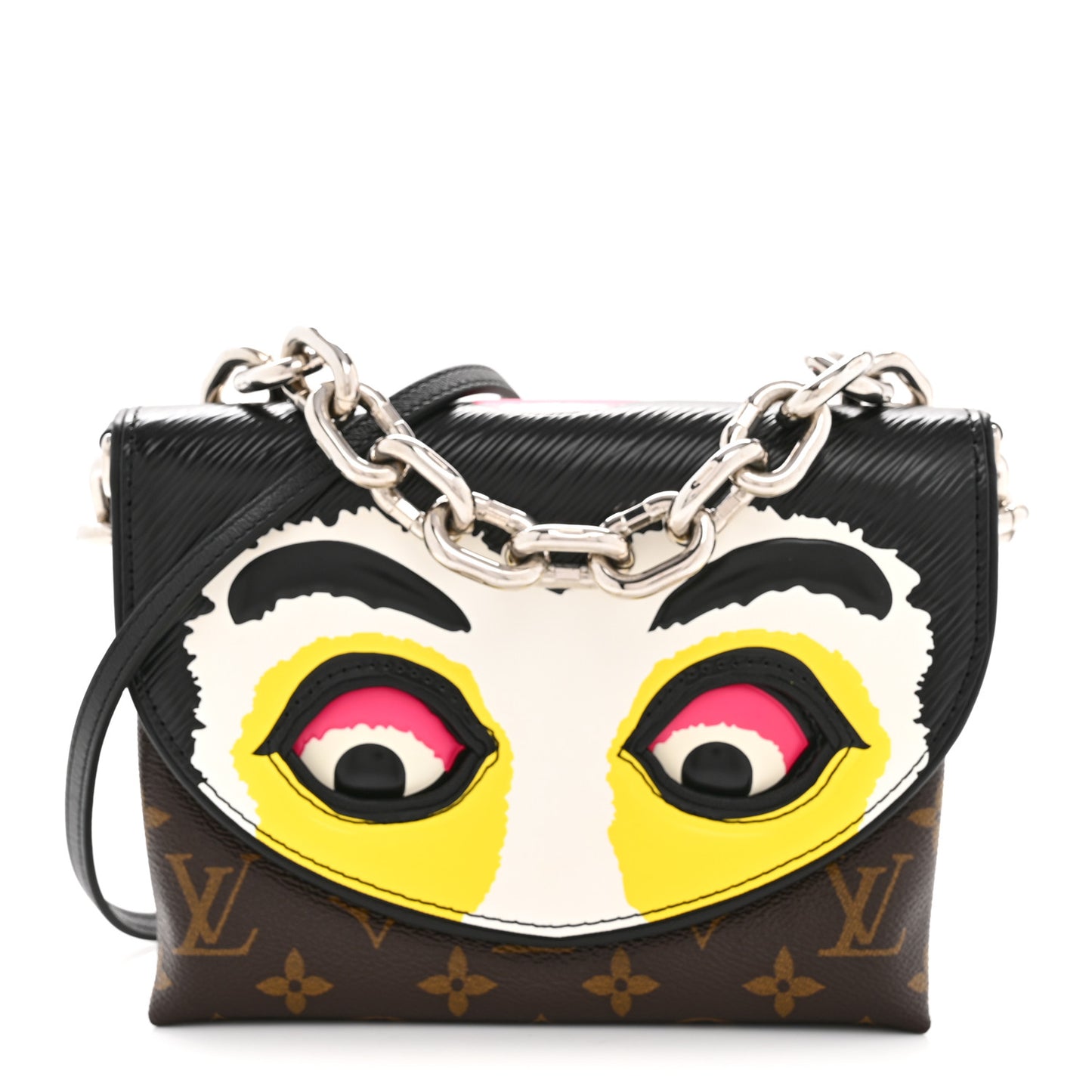 Monogram Kabuki Pochette Black