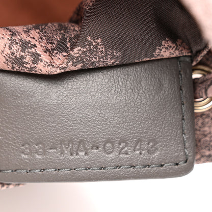 Christian Dior Technical Fabric Embroidered Toile De Jouy Sauvage DiorTravel Pouch Pink Gray 7 of 7