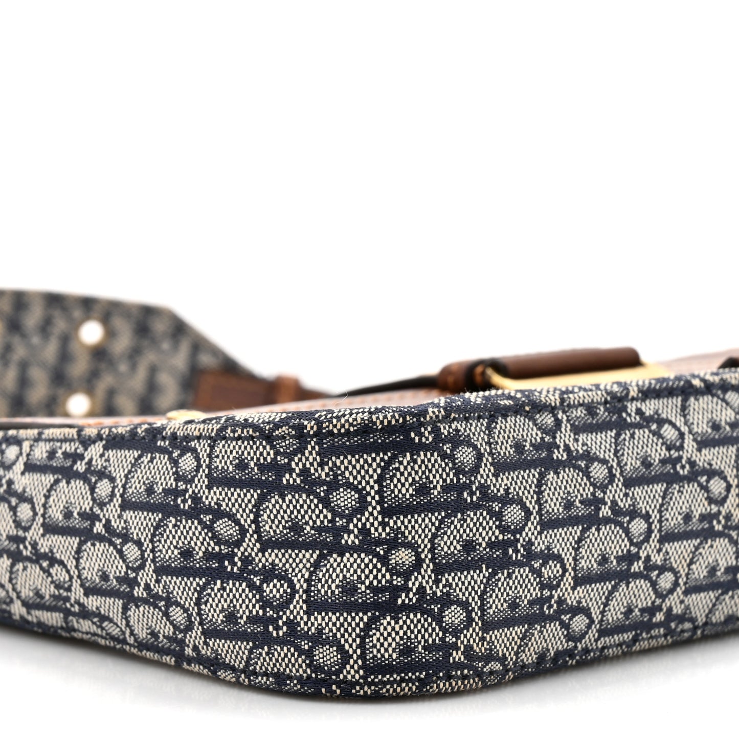 Monogram Trotter Street Chic Shoulder Bag Blue Brown