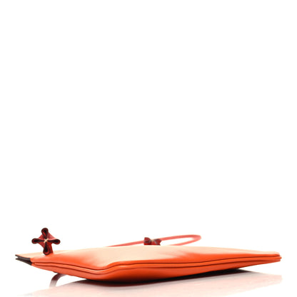 Hermes Milo Lambskin Swift Mini Aline Orange Poppy Terre Battue 4 of 9