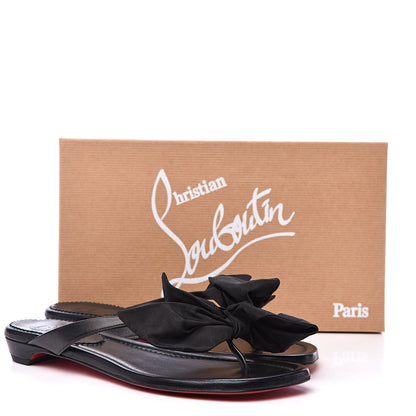 Christian Louboutin Nappa Vol Au Vent Flat Sandal 39 Black 9 of 9