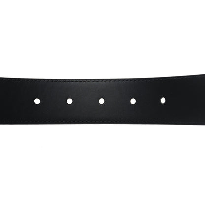 Louis Vuitton Calfskin 35mm Pont Neuf Belt 100 40 Black 4 of 5