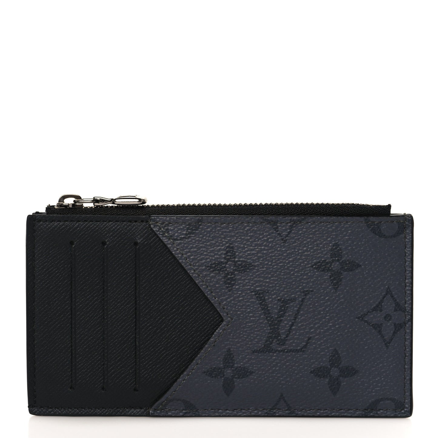 Reverse Monogram Eclipse Taiga Coin Card Holder
