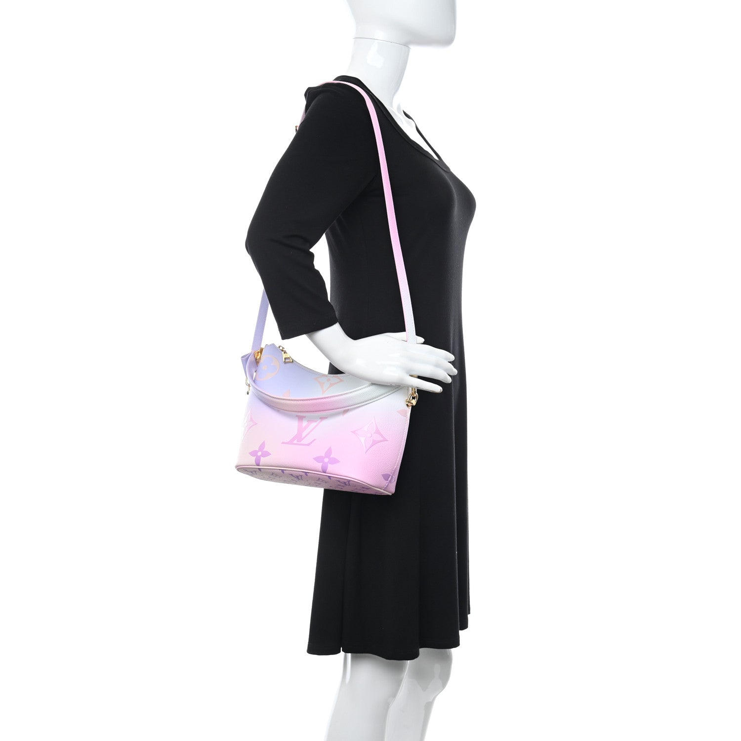 Louis Vuitton Monogram Giant Spring In The City Marshmallow Hobo PM Sunrise Pastel 2 of 9