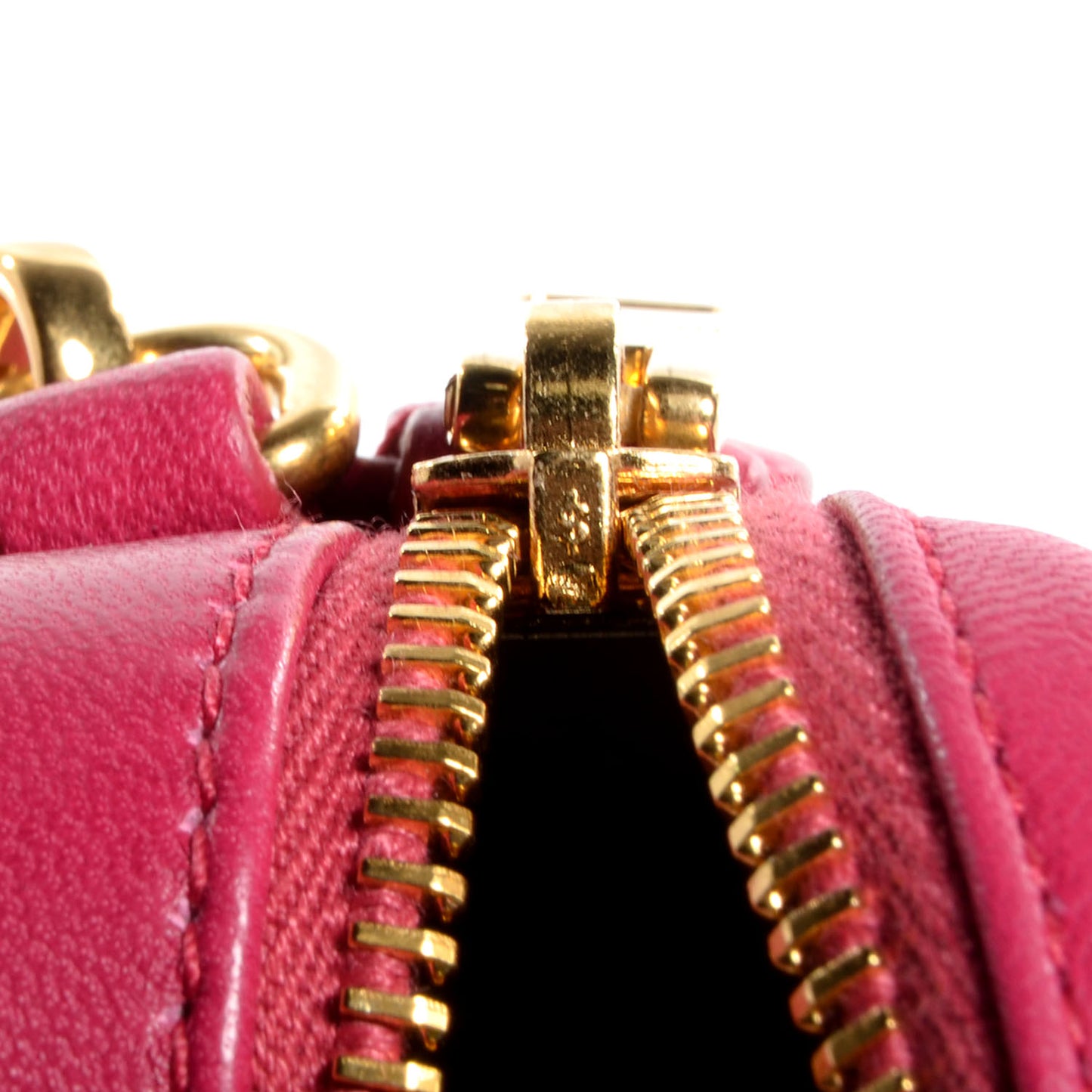Nappa Matelasse Camera Bag Azalea
