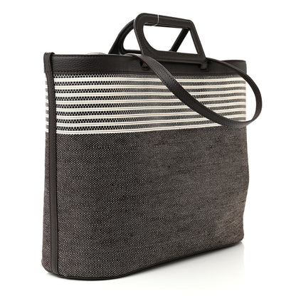 Delvaux Canvas D to D Tote MM Brown 3 of 9