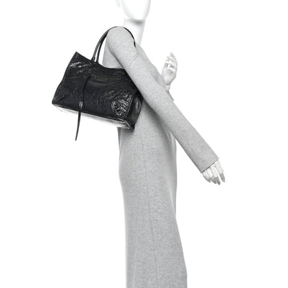 Balenciaga Agneau Arena Classic Hardware Small Le City Tote Black Black 2 of 10