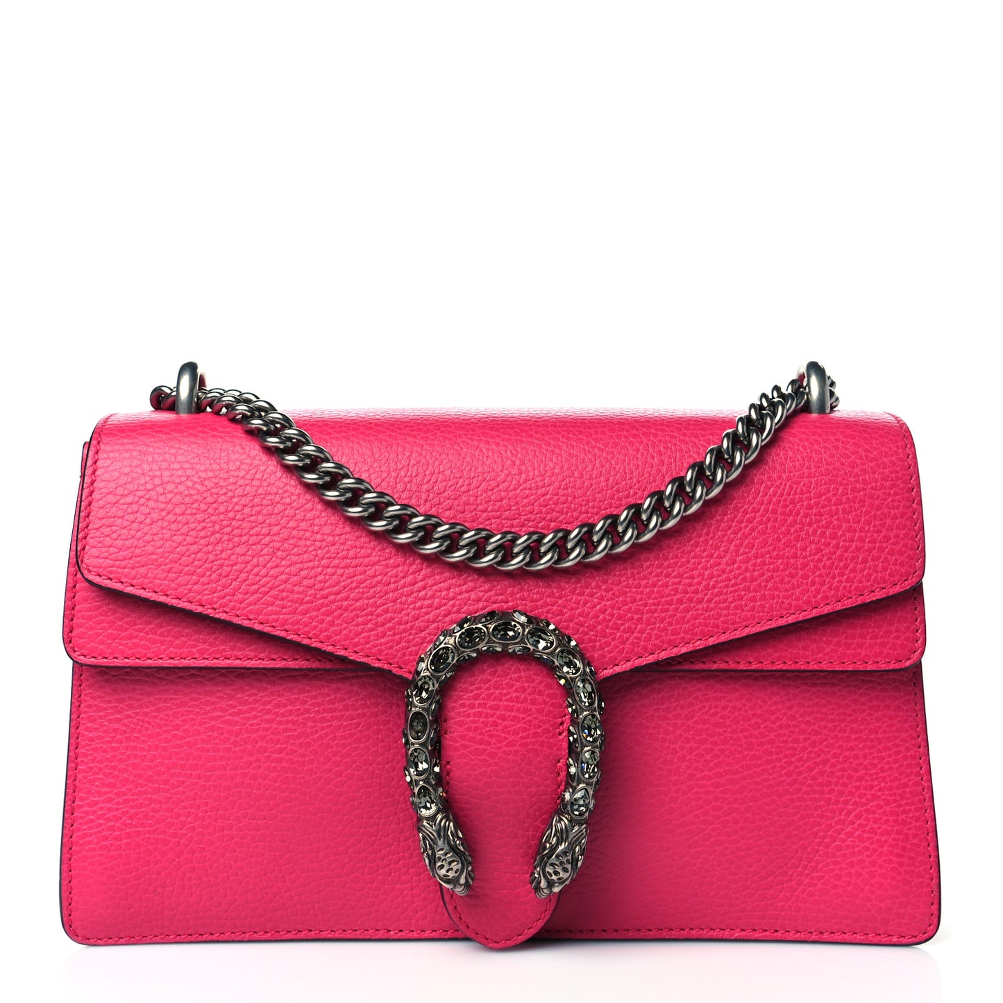 Dollar Calfskin Small Dionysus Shoulder Bag Box Pink