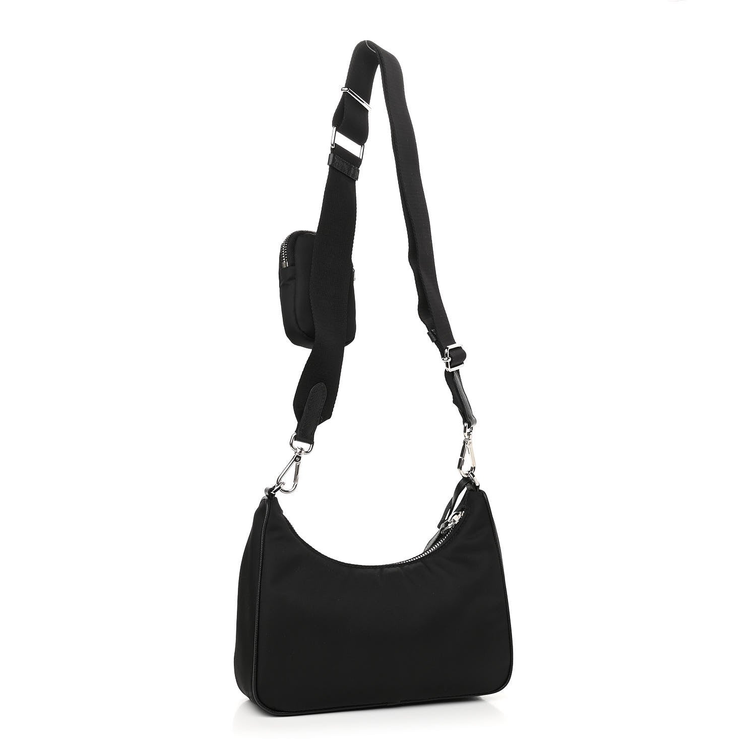 Prada Nylon Re-Edition 2005 Shoulder Bag Black 3 of 10