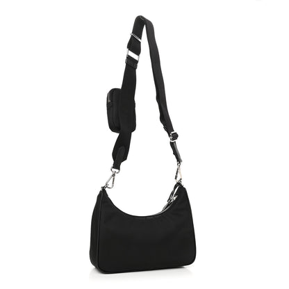 Prada Nylon Re-Edition 2005 Shoulder Bag Black 3 of 10