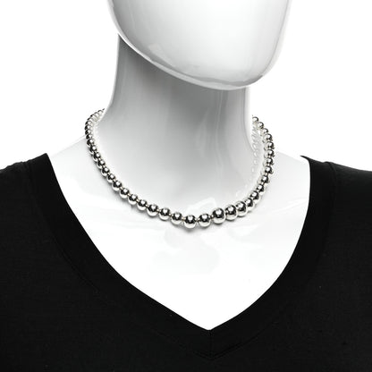 Tiffany Sterling Silver HardWear Graduated Ball Necklace 2 of 4