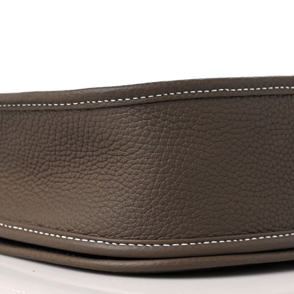 Hermes Taurillon Clemence Evelyne III PM Etoupe 7 of 9